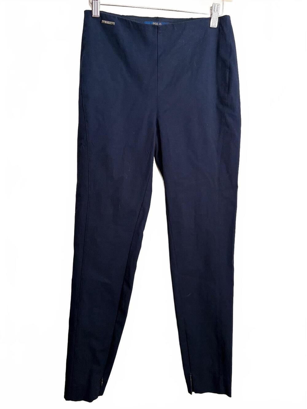 Polo Ralph Lauren Navy Pants zip ankle 4